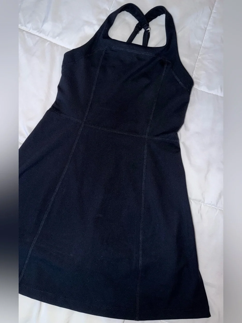 Girls Abercrombie Black Racerback Dress